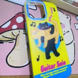 Colorful Cat Design Phone Case